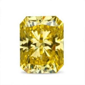 Aurora color yellow diamond