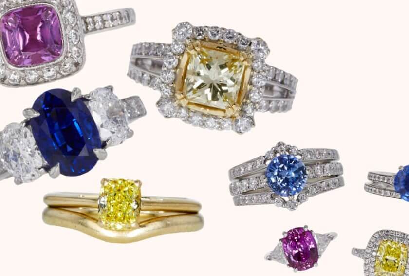 Stunning Colored Rings Auctioned at Worthy