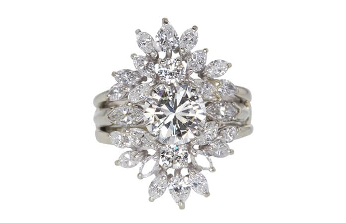 1.71 CT ROUND CUT BRIDAL SET