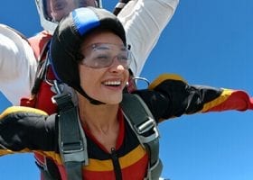 jumping in spite of fear