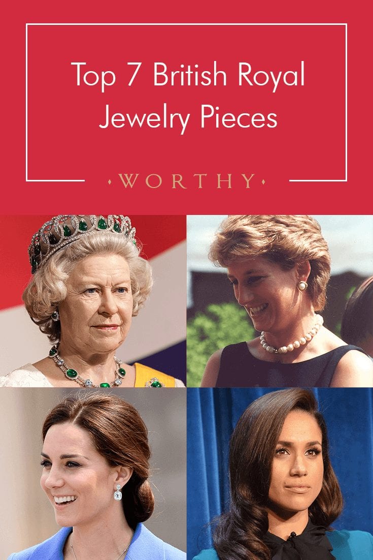 From Queen Victoria coronation necklace to Meghan Markle's engagement ring, here are some of the most breathtaking British royal jewelry pieces.
