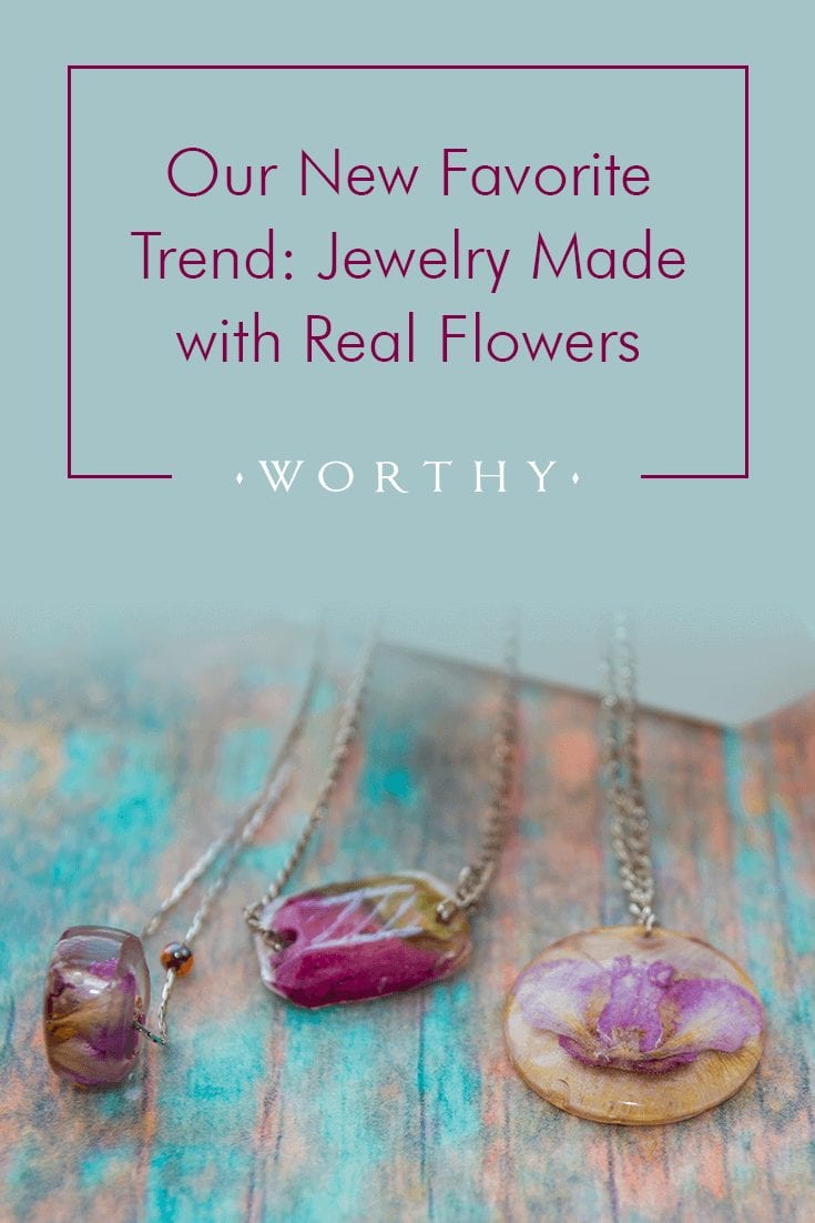Real flower jewelry can make a charming addition to your wardrobe and it’s a lovely way to enjoy nature’s beauty wherever you are!