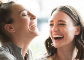 HUMOR HELPED GET THROUGH DIVORCE