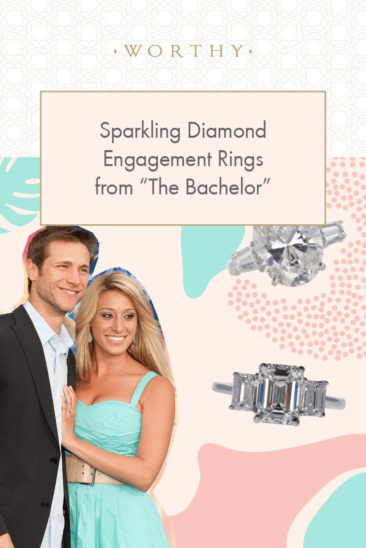 Love, drama, and diamonds! Let's have a look at the jaw dropping sparkeling diamond engagement rings from ABC's The Bachelor! 